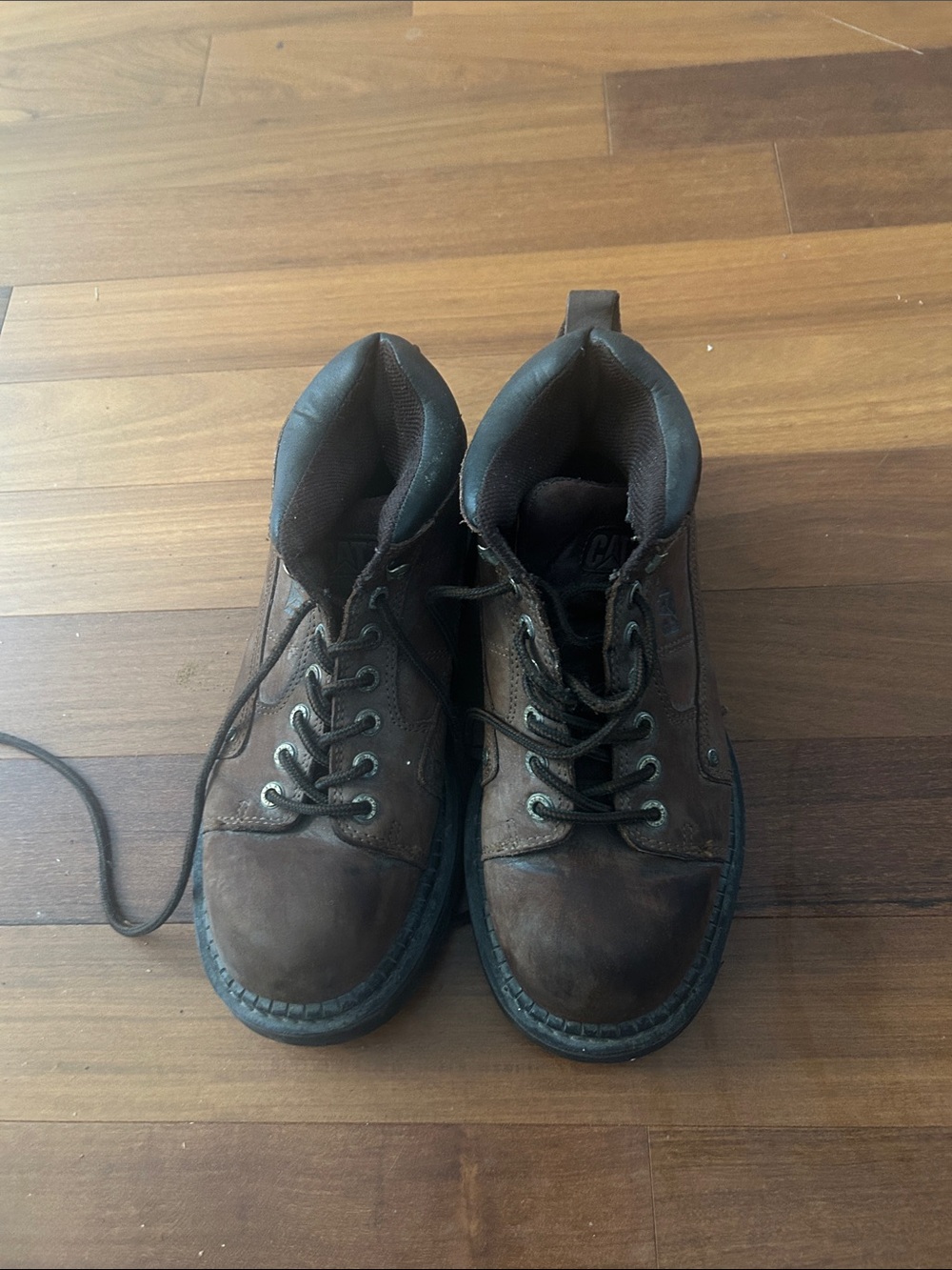 Men’s Brown Leather/Suede Steel Toe Books